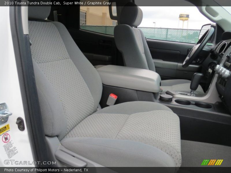 Super White / Graphite Gray 2010 Toyota Tundra Double Cab