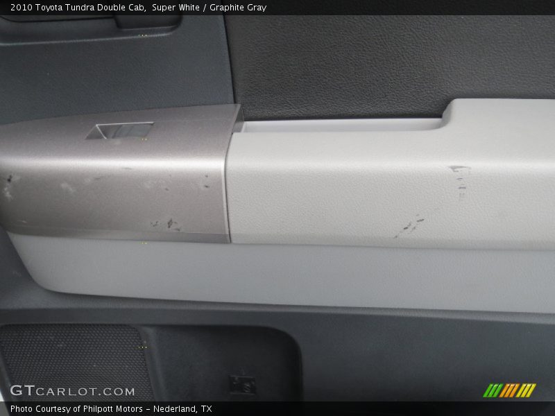 Super White / Graphite Gray 2010 Toyota Tundra Double Cab