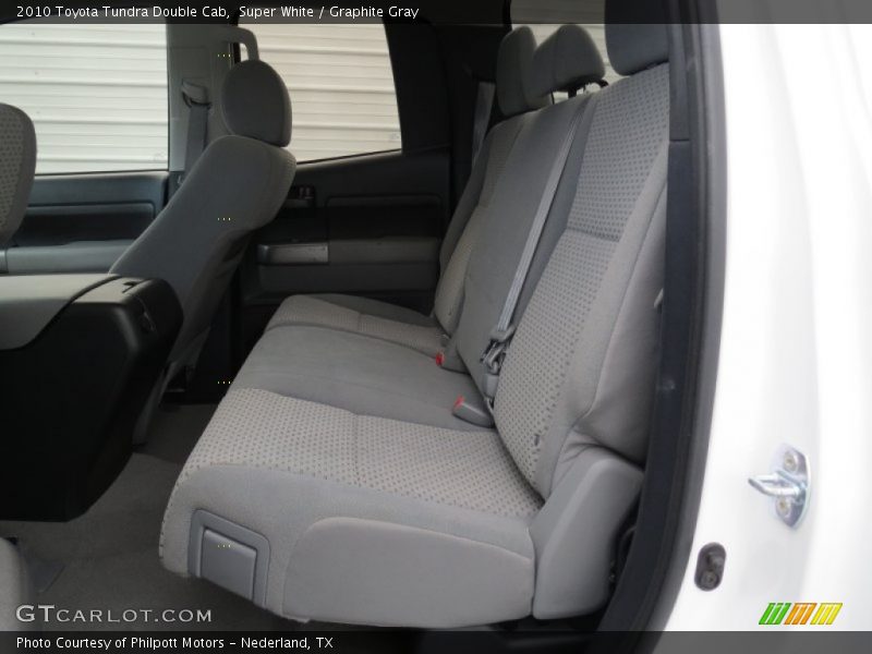 Super White / Graphite Gray 2010 Toyota Tundra Double Cab