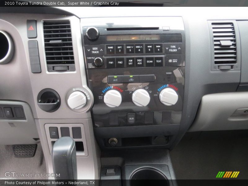 Super White / Graphite Gray 2010 Toyota Tundra Double Cab