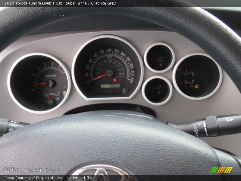 Super White / Graphite Gray 2010 Toyota Tundra Double Cab