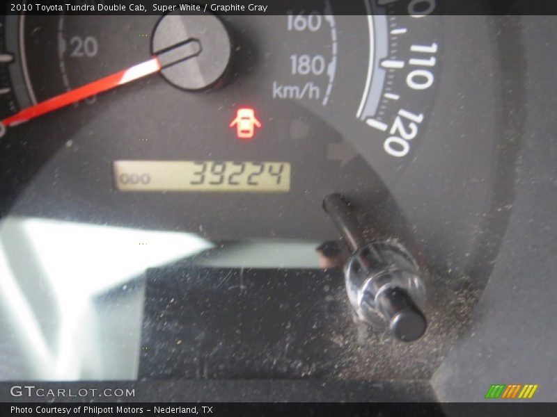 Super White / Graphite Gray 2010 Toyota Tundra Double Cab
