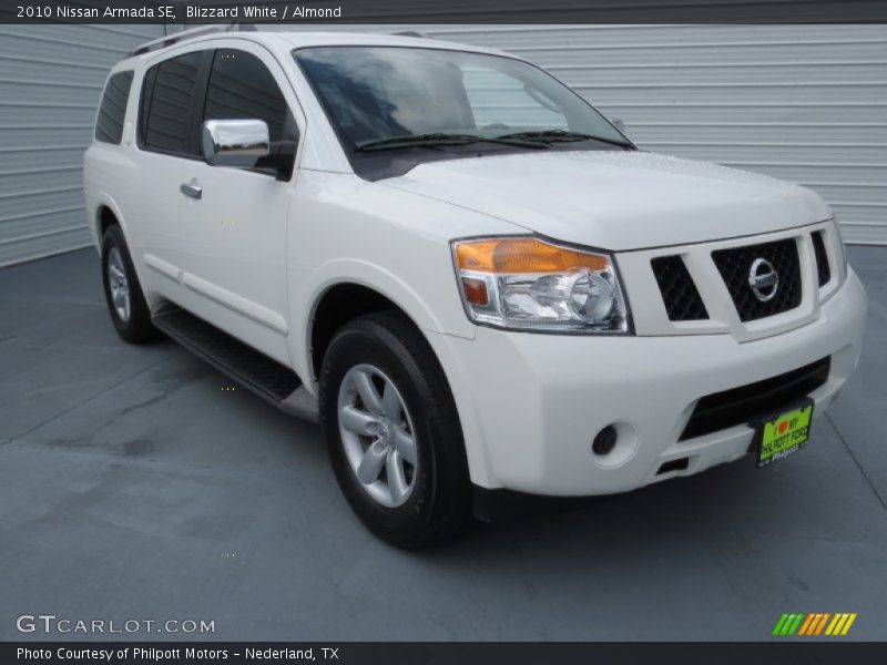 Blizzard White / Almond 2010 Nissan Armada SE