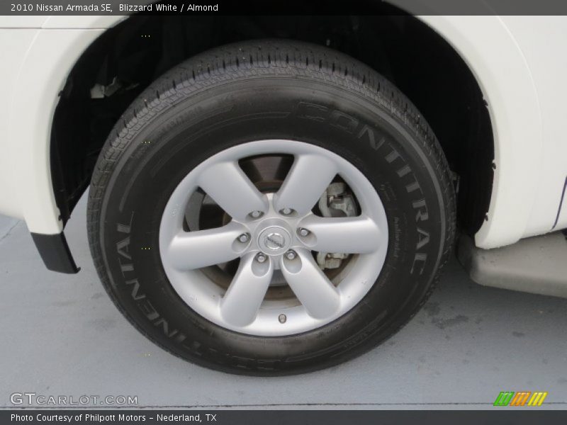 Blizzard White / Almond 2010 Nissan Armada SE