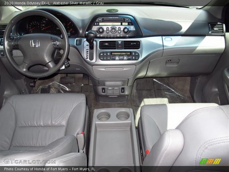 Alabaster Silver Metallic / Gray 2010 Honda Odyssey EX-L