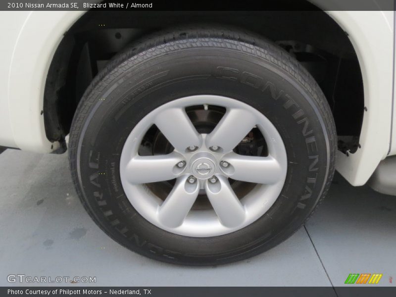 Blizzard White / Almond 2010 Nissan Armada SE