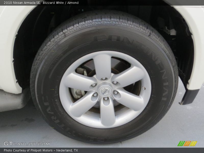 Blizzard White / Almond 2010 Nissan Armada SE