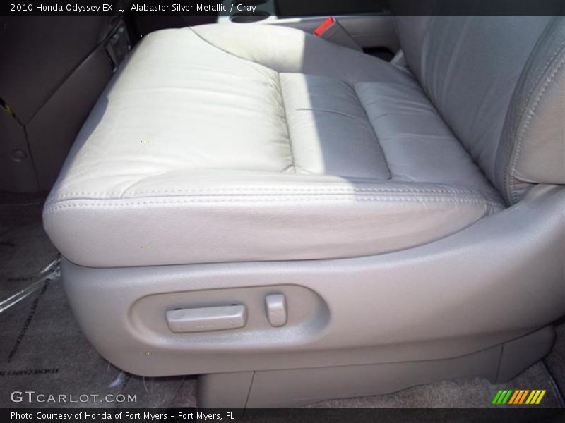 Alabaster Silver Metallic / Gray 2010 Honda Odyssey EX-L