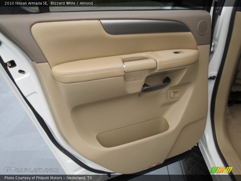 Blizzard White / Almond 2010 Nissan Armada SE