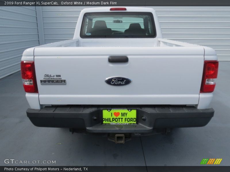 Oxford White / Medium Dark Flint 2009 Ford Ranger XL SuperCab
