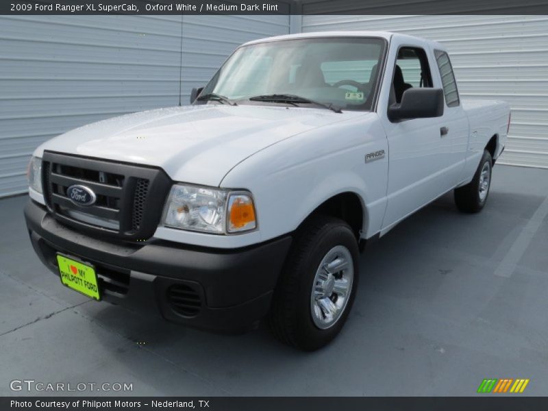 Oxford White / Medium Dark Flint 2009 Ford Ranger XL SuperCab