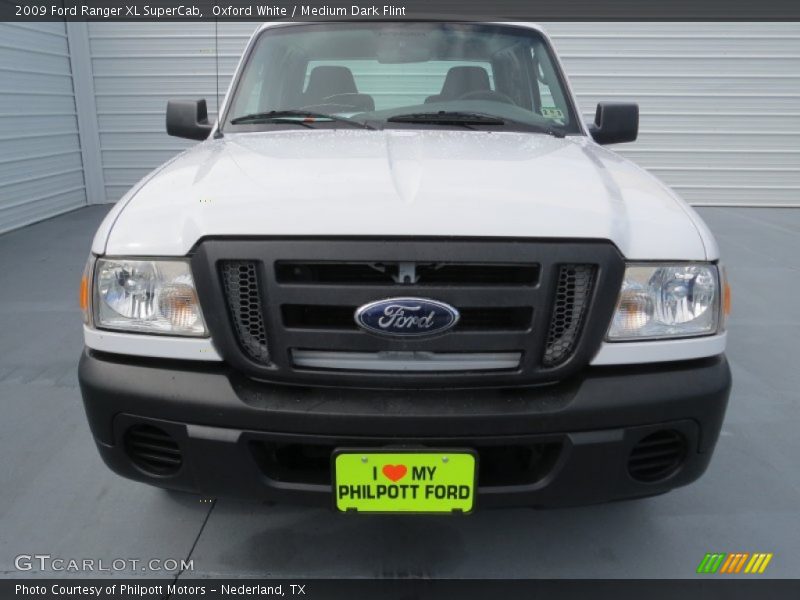Oxford White / Medium Dark Flint 2009 Ford Ranger XL SuperCab