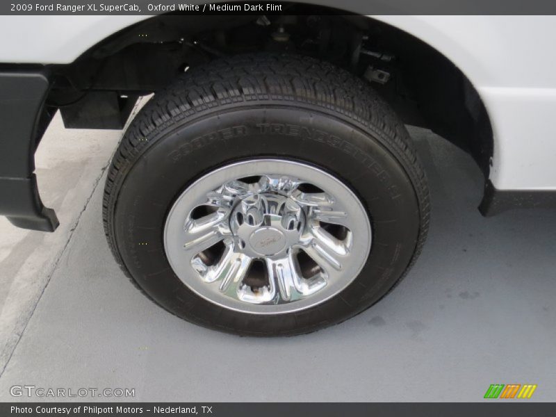 Oxford White / Medium Dark Flint 2009 Ford Ranger XL SuperCab