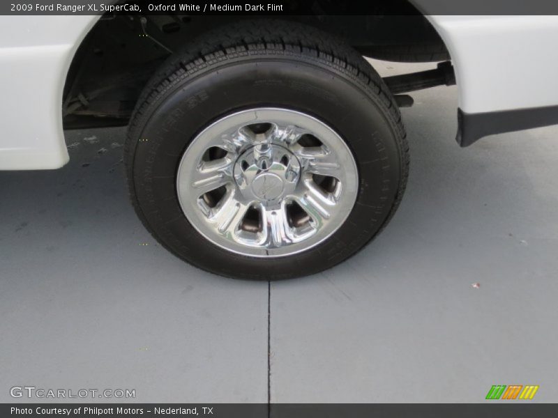 Oxford White / Medium Dark Flint 2009 Ford Ranger XL SuperCab