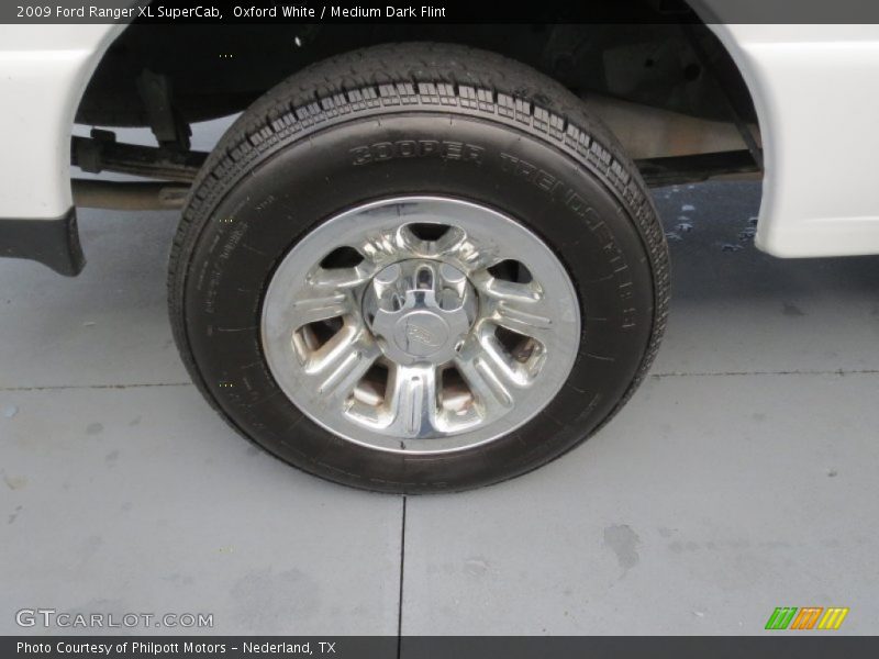 Oxford White / Medium Dark Flint 2009 Ford Ranger XL SuperCab