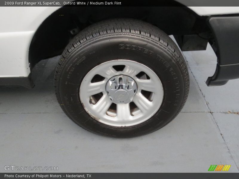 Oxford White / Medium Dark Flint 2009 Ford Ranger XL SuperCab