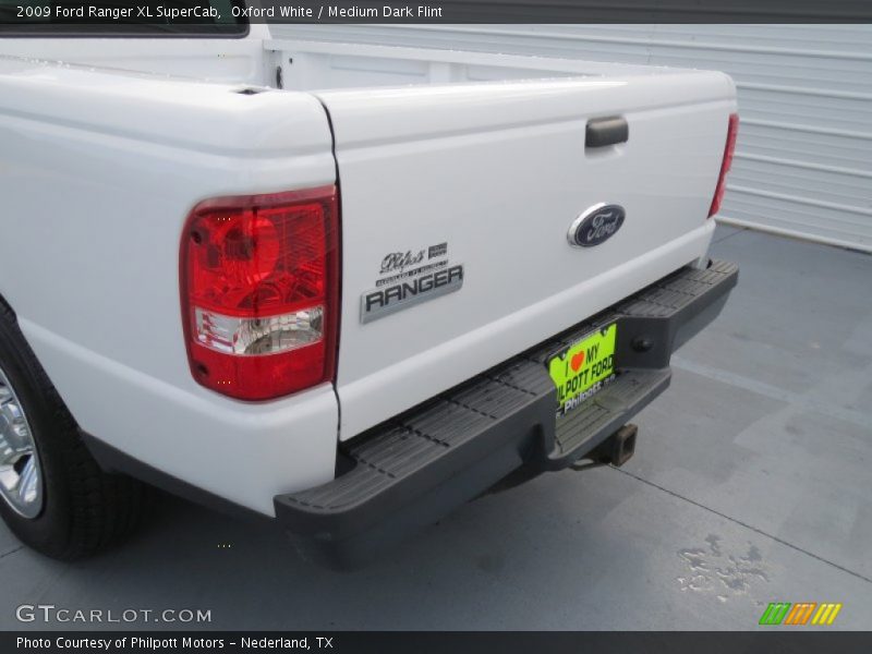 Oxford White / Medium Dark Flint 2009 Ford Ranger XL SuperCab