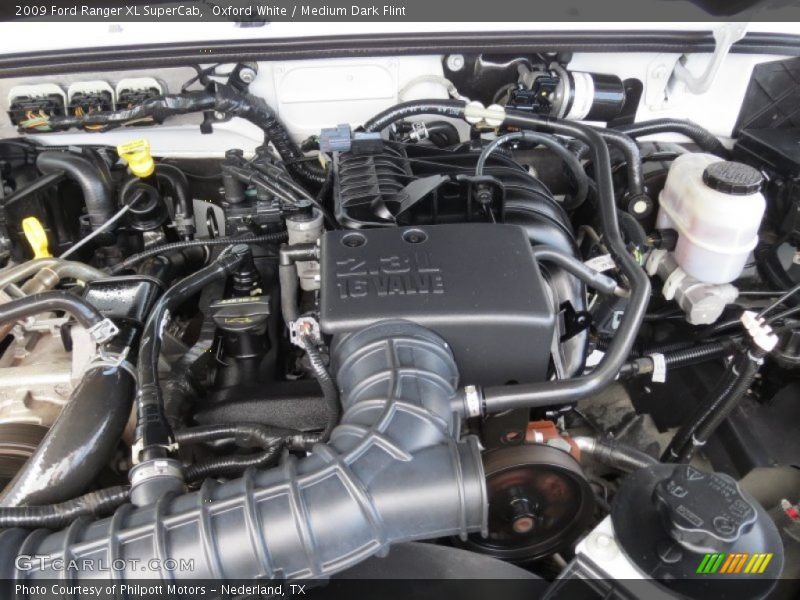 Oxford White / Medium Dark Flint 2009 Ford Ranger XL SuperCab
