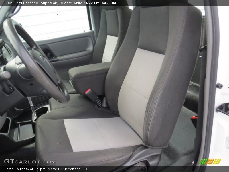 Oxford White / Medium Dark Flint 2009 Ford Ranger XL SuperCab