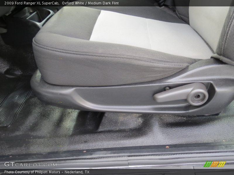 Oxford White / Medium Dark Flint 2009 Ford Ranger XL SuperCab