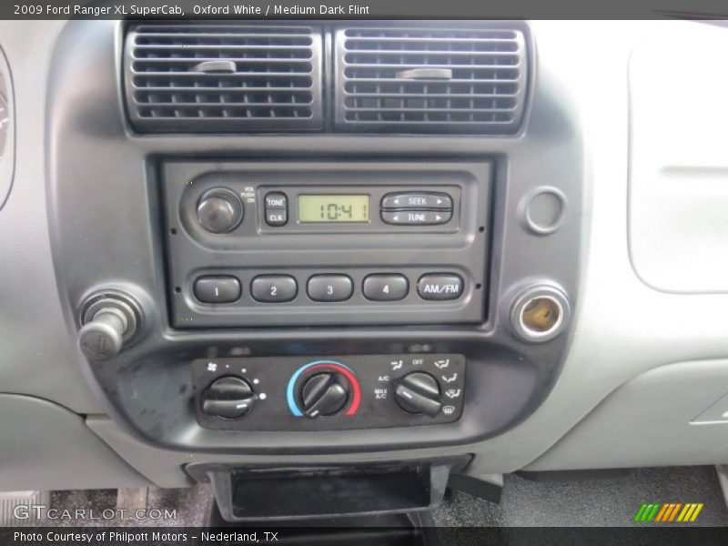 Oxford White / Medium Dark Flint 2009 Ford Ranger XL SuperCab