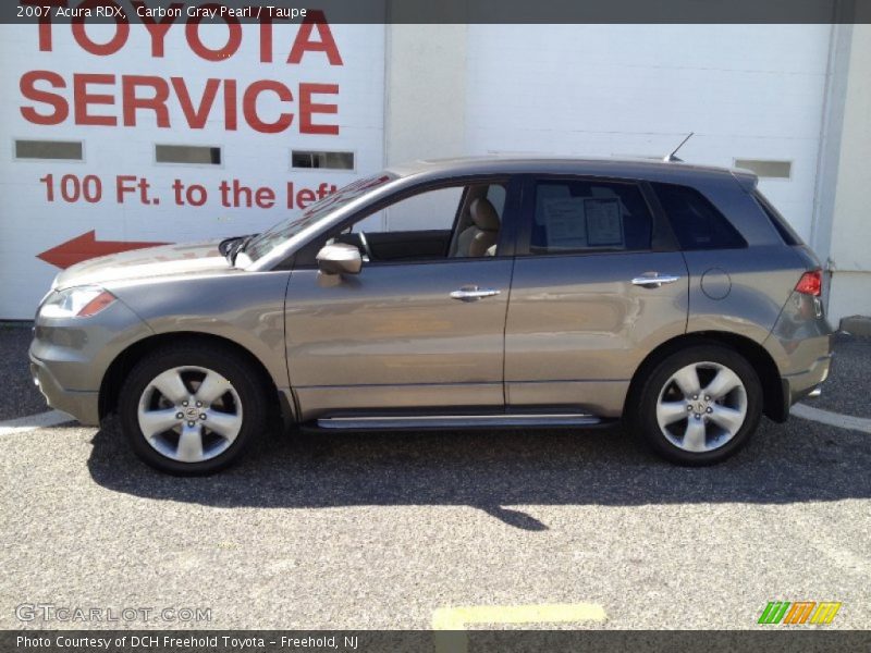 Carbon Gray Pearl / Taupe 2007 Acura RDX