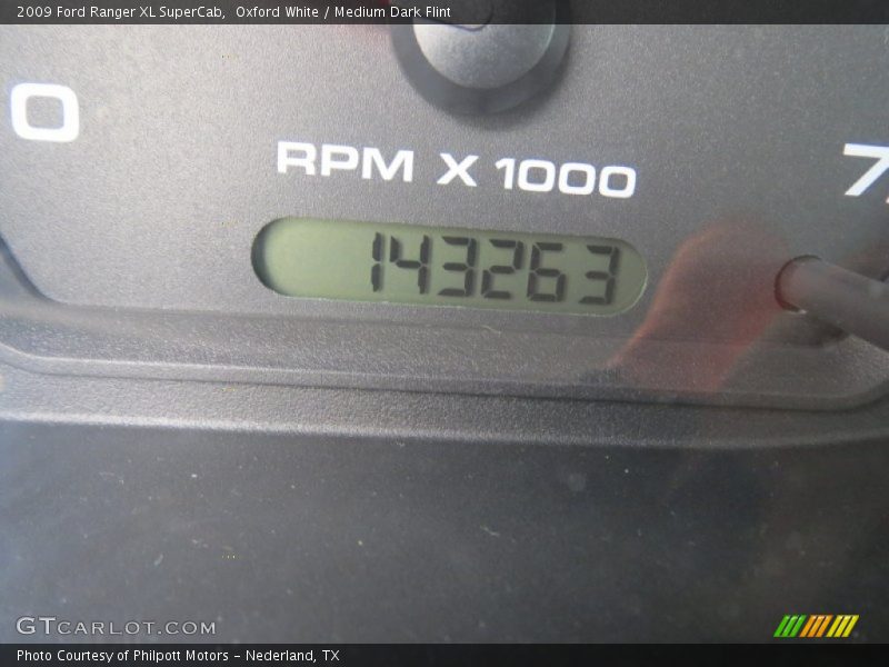 Oxford White / Medium Dark Flint 2009 Ford Ranger XL SuperCab