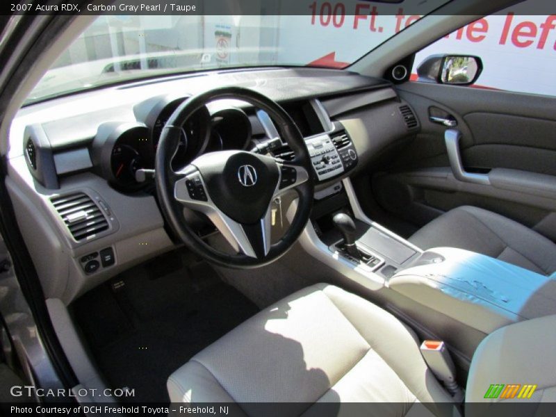 Carbon Gray Pearl / Taupe 2007 Acura RDX