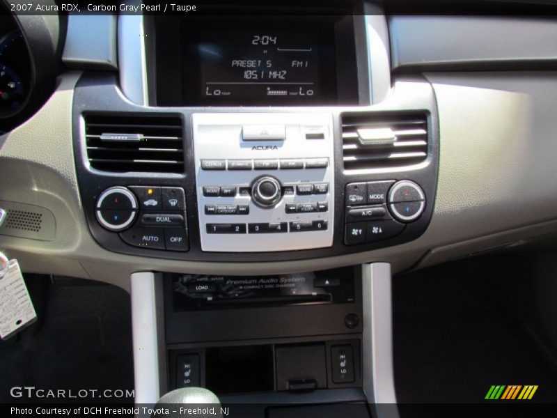 Carbon Gray Pearl / Taupe 2007 Acura RDX