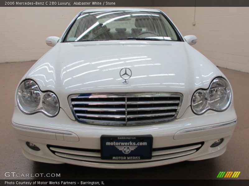 Alabaster White / Stone 2006 Mercedes-Benz C 280 Luxury