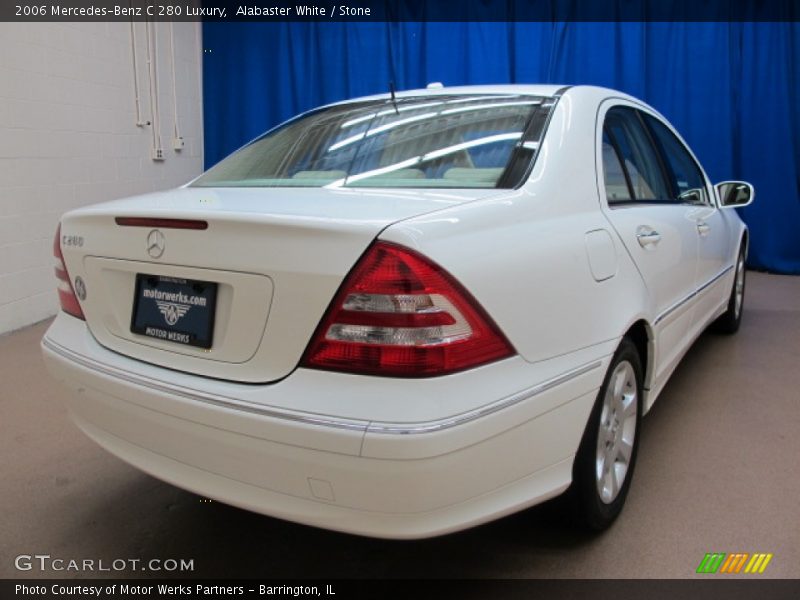 Alabaster White / Stone 2006 Mercedes-Benz C 280 Luxury