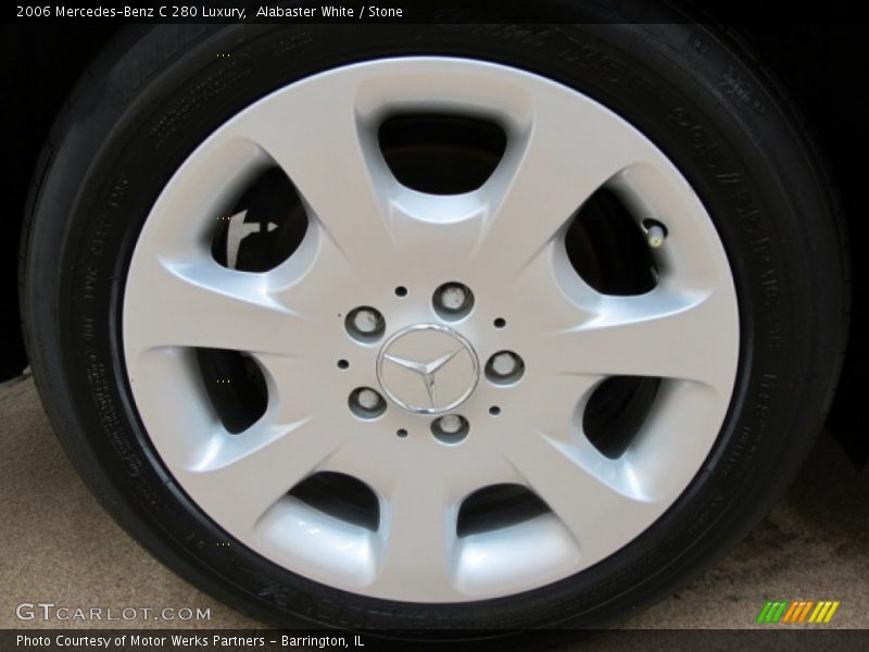 Alabaster White / Stone 2006 Mercedes-Benz C 280 Luxury