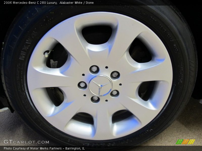 Alabaster White / Stone 2006 Mercedes-Benz C 280 Luxury