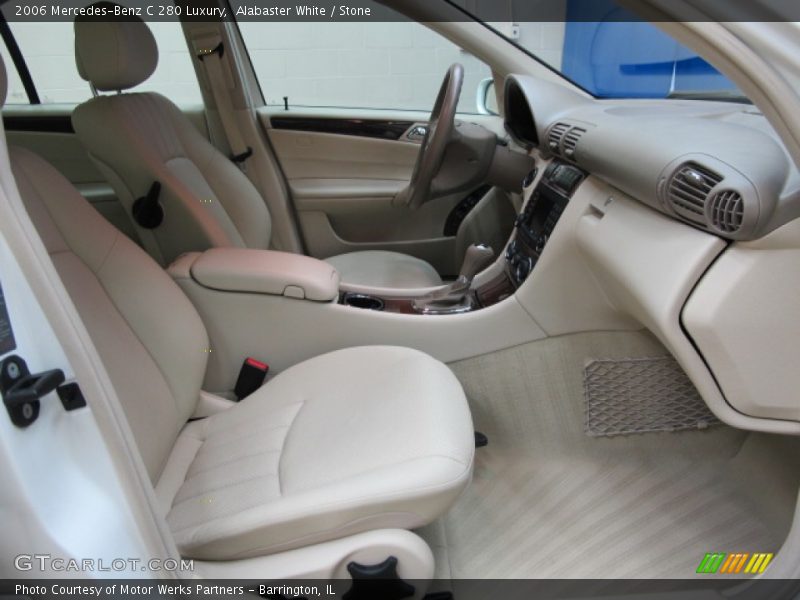 Alabaster White / Stone 2006 Mercedes-Benz C 280 Luxury