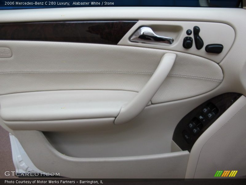Alabaster White / Stone 2006 Mercedes-Benz C 280 Luxury