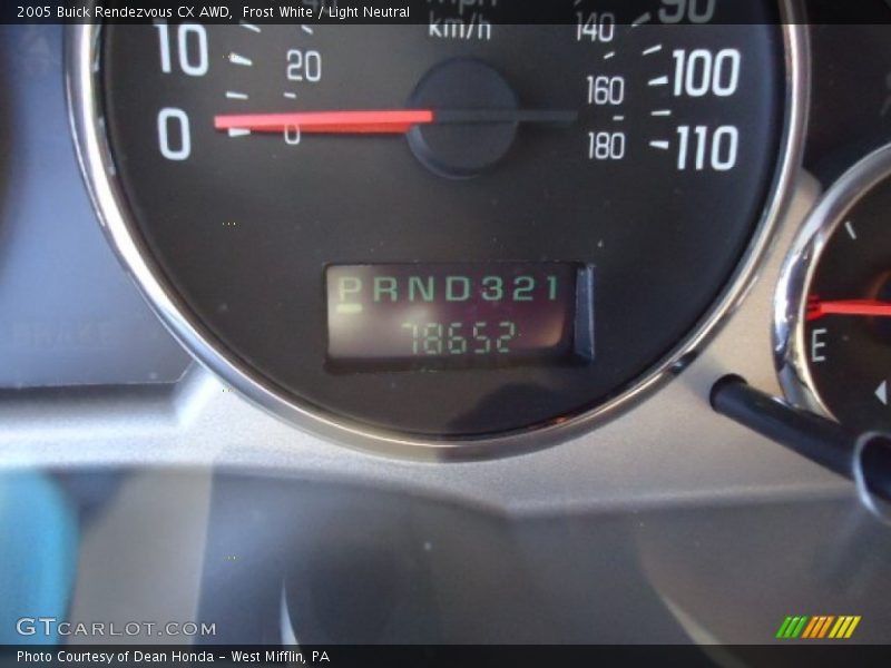 Frost White / Light Neutral 2005 Buick Rendezvous CX AWD