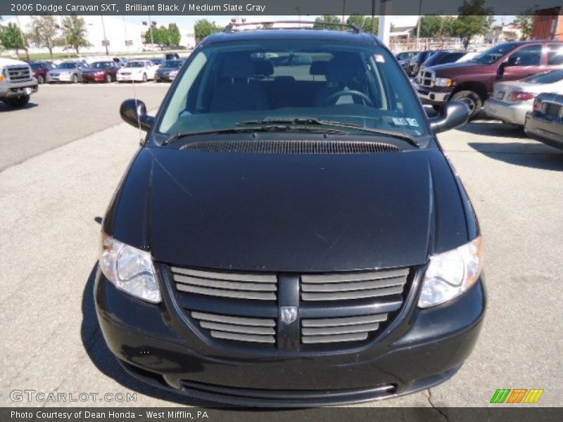 Brilliant Black / Medium Slate Gray 2006 Dodge Caravan SXT