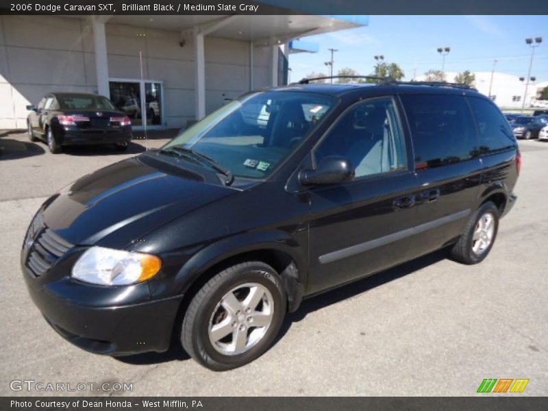 Brilliant Black / Medium Slate Gray 2006 Dodge Caravan SXT