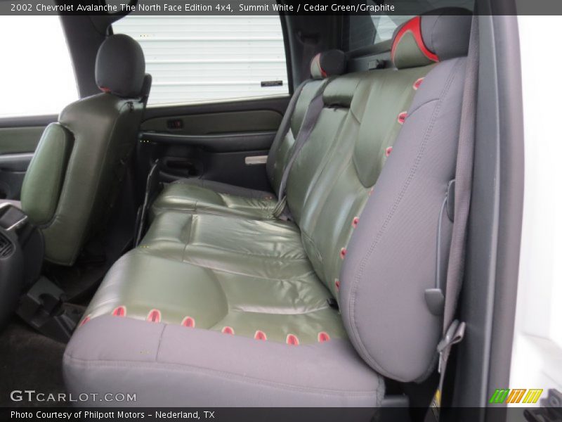 Rear Seat of 2002 Avalanche The North Face Edition 4x4