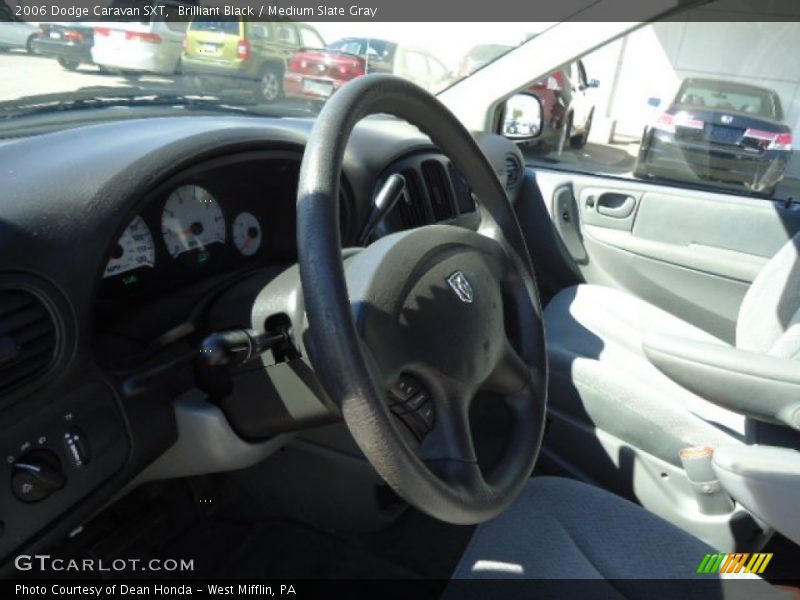 Brilliant Black / Medium Slate Gray 2006 Dodge Caravan SXT