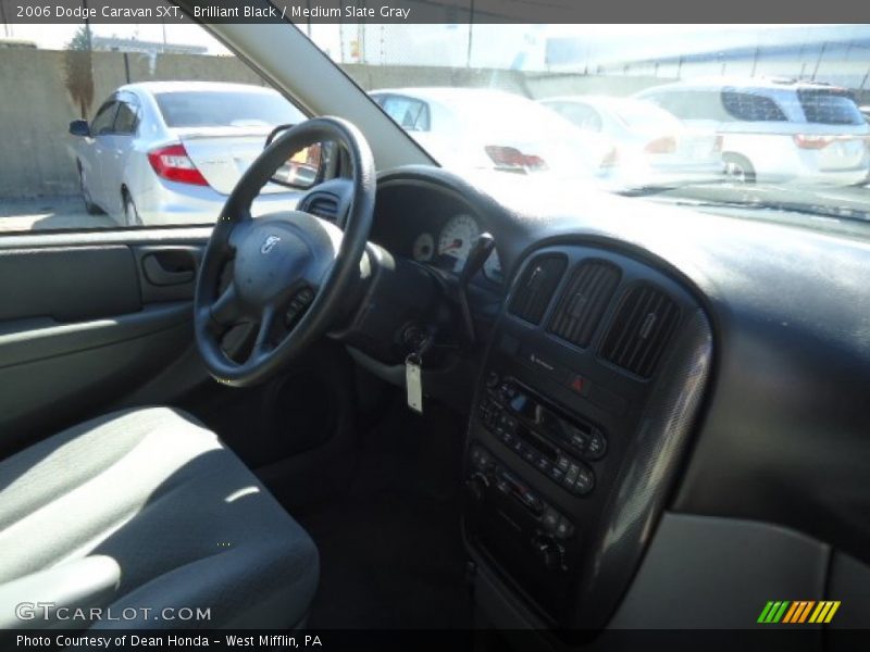 Brilliant Black / Medium Slate Gray 2006 Dodge Caravan SXT