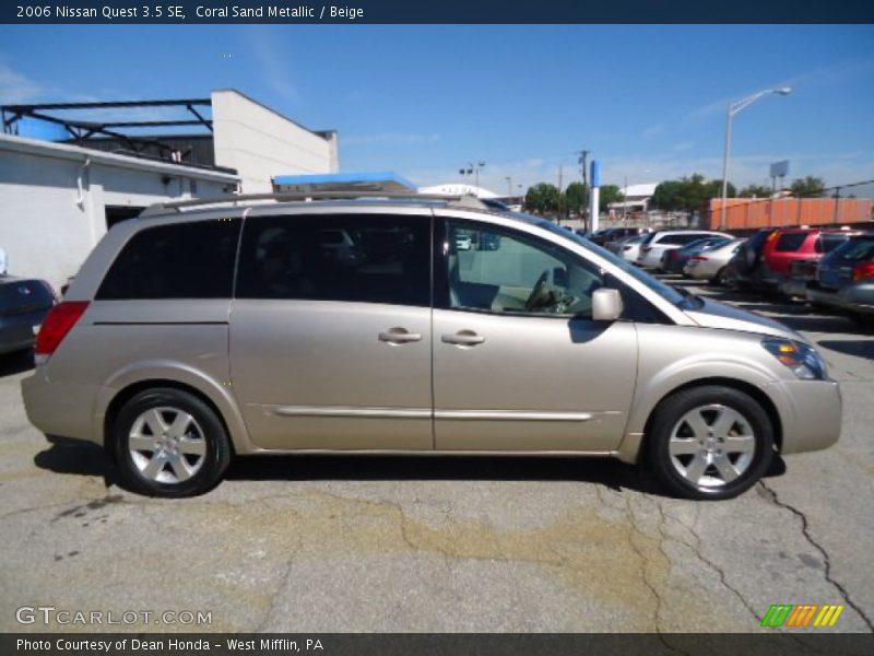 Coral Sand Metallic / Beige 2006 Nissan Quest 3.5 SE