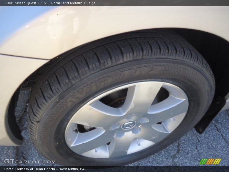 Coral Sand Metallic / Beige 2006 Nissan Quest 3.5 SE