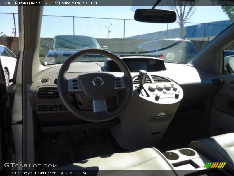 Coral Sand Metallic / Beige 2006 Nissan Quest 3.5 SE