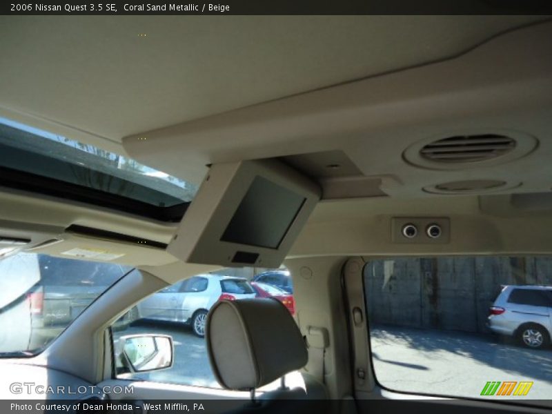 Coral Sand Metallic / Beige 2006 Nissan Quest 3.5 SE