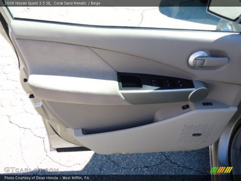 Coral Sand Metallic / Beige 2006 Nissan Quest 3.5 SE