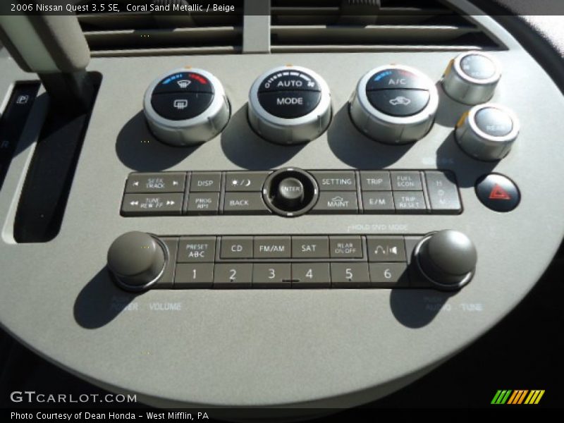 Coral Sand Metallic / Beige 2006 Nissan Quest 3.5 SE
