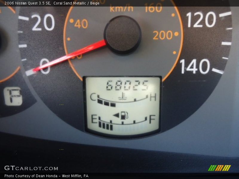 Coral Sand Metallic / Beige 2006 Nissan Quest 3.5 SE
