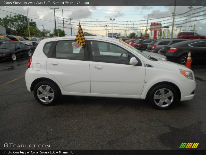 Summit White / Charcoal 2009 Chevrolet Aveo Aveo5 LT