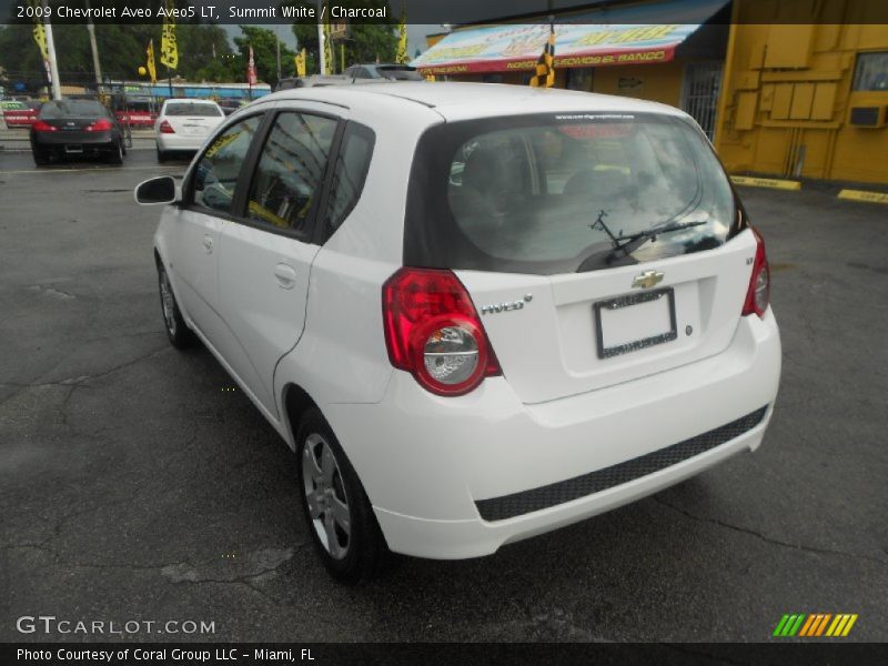 Summit White / Charcoal 2009 Chevrolet Aveo Aveo5 LT